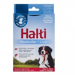 COA Недоуздок для собак "HALTI Headcollar", красный