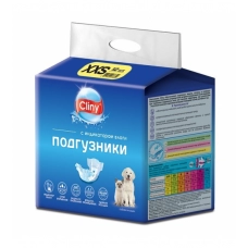 Cliny Подгузники для сoбак и кошек весом 1-2,5 кг, XXS