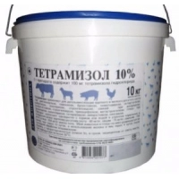 Тетрамизол 10% оральный порошок, уп. 100 гр. и 10 кг.