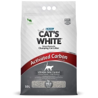 Кэтс Вайт Activated Carbon Наполнитель с активированным углем 10л
