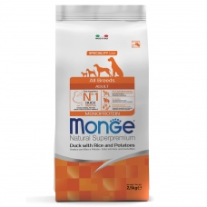 Monge Dog Monoprotein корм для собак всех пород утка с рисом и картофелем