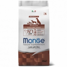 Monge Dog Speciality Puppy&Junior корм для щенков всех пород ягненок с рисом и картофелем 2,5 кг