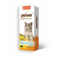 ЮНИТАБС Паста витаминно-минеральная SterilCat с Q10 для кошек 120мл