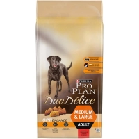 Pro Plan Duo Delice сухой корм для собак говядина рис
