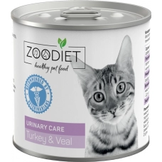 ZOODIET Urinary Care Turkey&Veal консервы для кошек для здоровья мочевыводящих путей